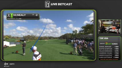 Maverick McNealy hits 196-yard tee shot to 10 feet, sets up birdie