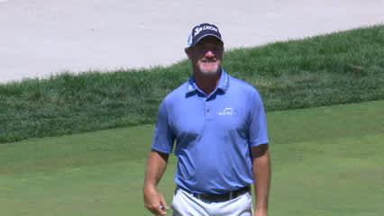 Jerry Kelly's ultimate par-saving bomb from 57 feet at The Barclays