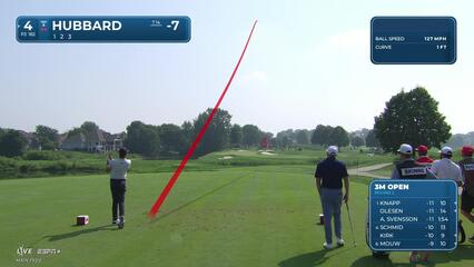 Mark Hubbard makes birdie on No. 4 at 3M Open