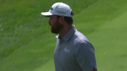 Zack Sucher sinks 14-foot birdie putt at The Greenbrier 