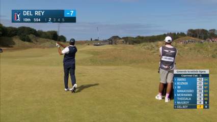 Alejandro Del Rey gets up-and-down from rough for birdie at Genesis Scottish Open
