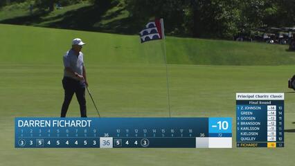 Darren Fichardt makes Eagle on No. 13 at Principal Charity Classic