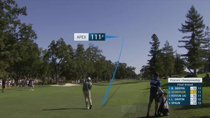 Scottie Scheffler's nifty chip shot sets up birdie on No. 12 at Procore