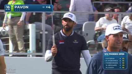 Matthieu Pavon hits 157-yard tee shot to 5 feet, makes birdie on No. 16 at WM Phoenix Open