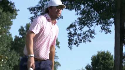 Billy Kennerly gets up-and-down for birdie at BMW Charity Pro-Am