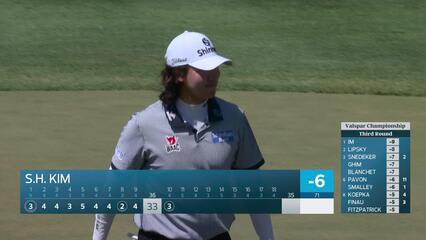 S.H. Kim sinks 8-foot birdie putt on No. 10 at Valspar