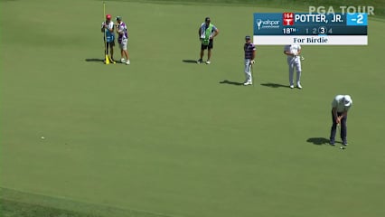 Ted Potter, Jr. sinks a 27-foot birdie putt at Valspar