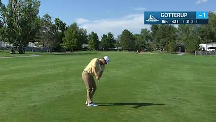 Chris Gotterup's controlled second yields birdie at Utah Championship