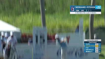 Rasmus Neergaard-Petersen's sixth straight birdie at Puerto Rico