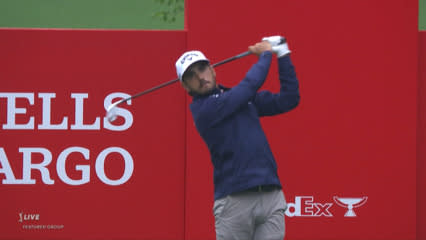 Abraham Ancer throws a dart to set up birdie at Wells Fargo