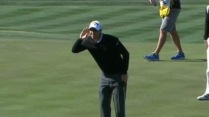 Nicolas Colsaerts's tee shot yields birdie at Waste Management