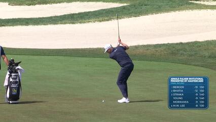 Taylor Pendrith hits 102-yard approach to 12 feet, sets up birdie on No. 10 at Arnold Palmer