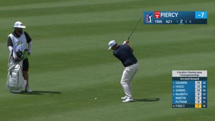 Scott Piercy's tight approach shot sets up birdie at Corales Puntacana