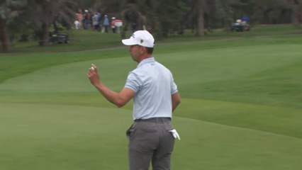 Mike Weir makes tap-in birdie at Rogers Charity