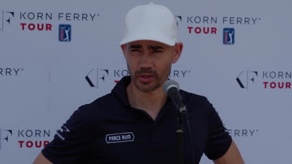 Camilo Villegas interview after Round 1 of Korn Ferry Challenge
