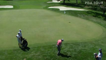 José de Jesús Rodríguez birdies No. 16 in Round 3 at Albertsons Boise Open
