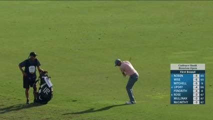 Zack Fischer wedges it tight to set up birdie at Cadence Bank