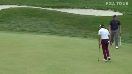 Kelly Kraft sinks birdie putt at Boise Open