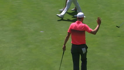 Ross Fisher converts mid-range birdie putt at Mexico Championship