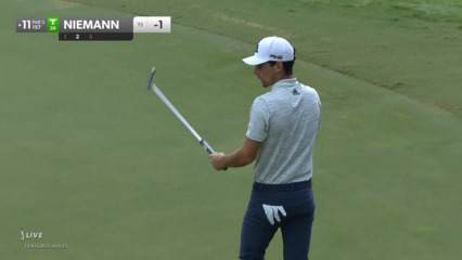 Joaquin Niemann makes 16-foot birdie putt from fringe at FedEx St. Jude Champ