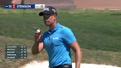 Henrik Stenson sinks birdie putt at Valero