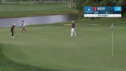Mike Weir makes birdie on No. 12 at Sanford International