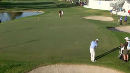 Harrison Frazar chips it close to set up birdie at Charles Schwab