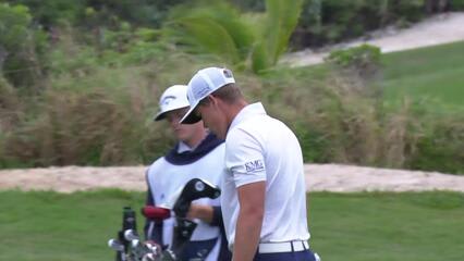 Barend Botha makes birdie on No. 16 at Great Abaco Classic