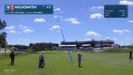 Joe Highsmith reaches par-5 No. 18 in two, makes birdie at RBC Canadian