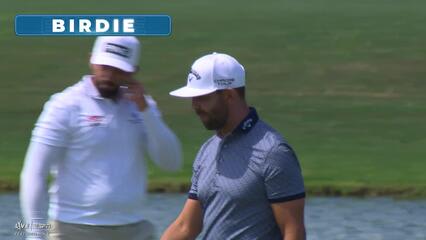 Erik van Rooyen sinks 21-foot birdie putt on No. 17 at Texas Children's