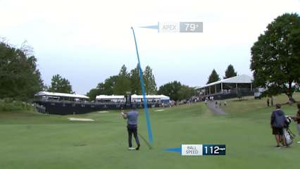 Thomas Bjørn makes birdie on No. 17 at Stifel Charity Classic