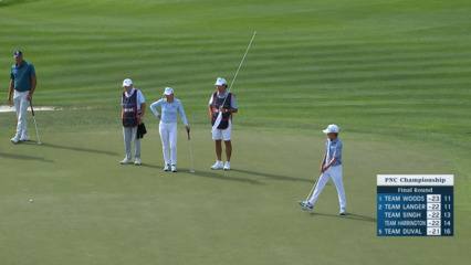 Will McGee sinks birdie putt at PNC Championship