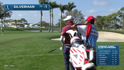 Ben Silverman hits 135-yard approach to 4 feet, makes birdie on No. 1 at Cognizant Classic
