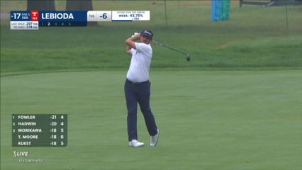 Hank Lebioda makes birdie at Rocket Mortgage