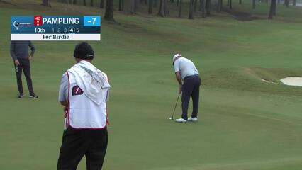 Rod Pampling makes birdie on No. 10 at Simmons Bank Championship
