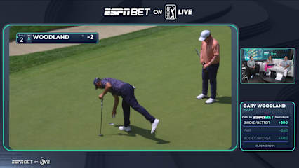 Gary Woodland makes birdie on No. 11 at Travelers