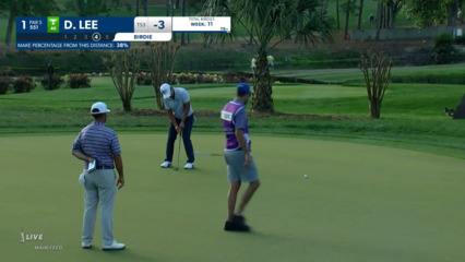 Danny Lee makes 10-footer for birdie at Valspar