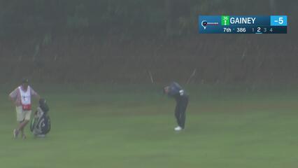 Tommy Gainey makes birdie on No. 7 at Simmons Bank Championship
