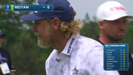 Kristoffer Reitan misses 28-foot putt on No. 7 at RBC Canadian