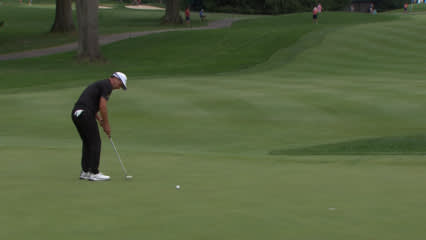 Mike Weir rolls in putt for birdie at Kaulig Co. Championship