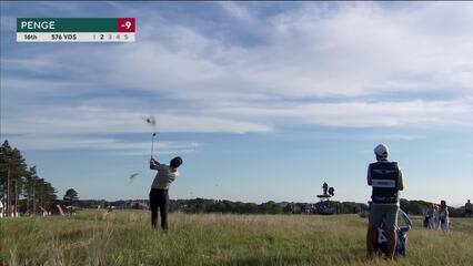 Marco Penge makes birdie on No. 16 at Genesis Scottish Open