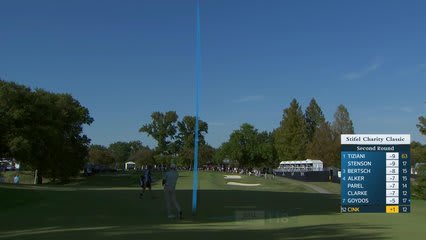 Stewart Cink makes birdie on No. 13 at Stifel Charity Classic