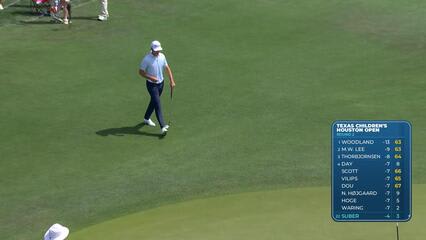 Jackson Suber holes out 51-foot birdie putt on No. 12 at Texas Children's