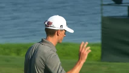 Blayne Barber closes Round 2 with a birdie at Quicken Loans