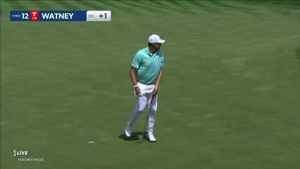 Nick Watney dials in tee shot to set up birdie at John Deere