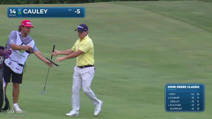 Bud Cauley makes birdie on No. 14 at John Deere
