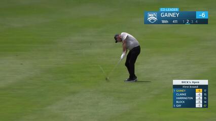 Tommy Gainey makes birdie on No. 18 at DICK'S Open