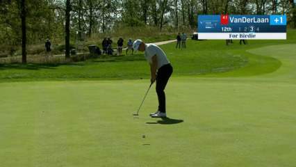 John VanDerLaan converts birdie putt at Korn Ferry Tour Champ
