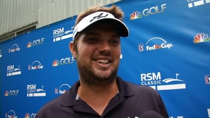 Jeff Overton interview after Round 1 of The RSM Classic