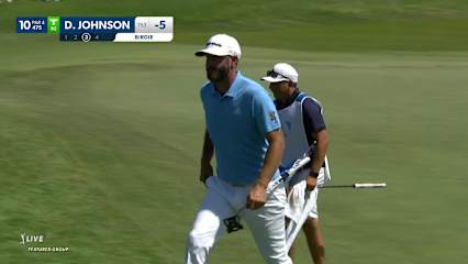 Dustin Johnson spins 113-yard wedge to 18 inches and birdies at AT&T Byron Nelson